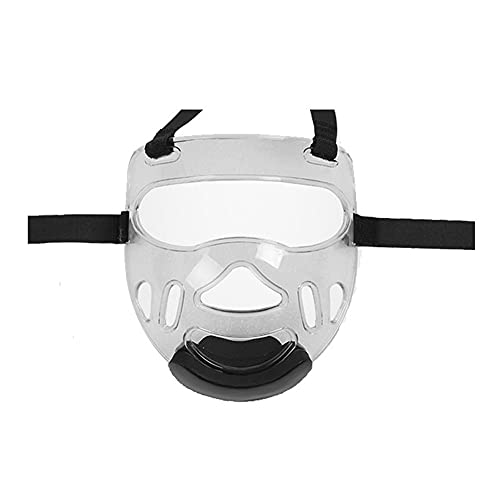 Escudo De Protección Facial Seguridad Universal Protector De Cara Transparente De Plástico De Plástico con Máscara De Protección De Cara para Niños De Manera Protectora Protectora para El Boxeo De