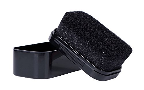 Esponja Abrillantadora de Calzado para Un Brillo Instantáneo, para Zapatos, Botas y Bolsos de Cuero, Shine de Kaps, (Negro)
