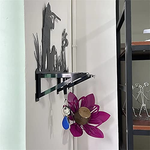 Estante de almacenamiento de botas hunter montado en la pared, creativo organizador de soporte de suspensión de zapatos para botas, estante de botas alto desmontable con para 2 pares de zapatos
