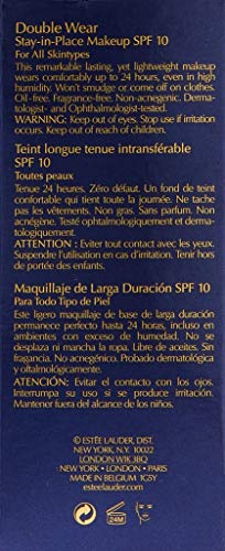 Estée Lauder Double Wear, Maquillaje en polvo (SPF 10, piel grasa, tono de piel claro) 30 ml