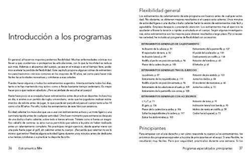 Estiramientos 50+ (Vida activa y deporte)