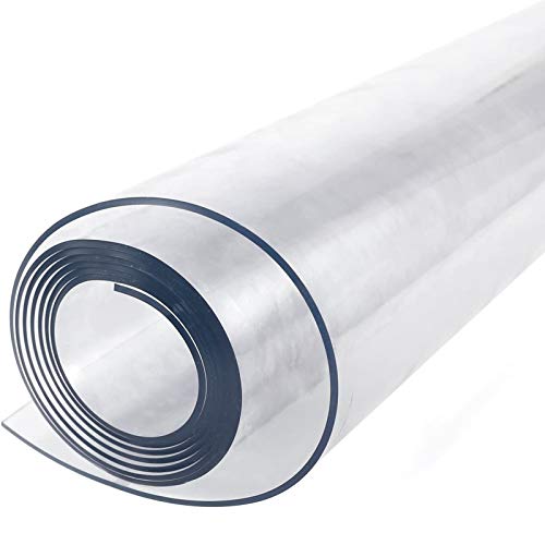 ETZBQ Protector Suelo Silla Ruedas, Alfombrilla De PVC Transparente para Silla, Protector De Alfombra para Piso, Antideslizante, para Silla, Cubierta Protectora para El Piso(30x30cm/11.81x11.81in)