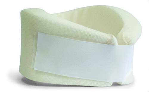Eurocollar( Talla Pequeña ,Ø Interno 9 cm) Collar Cervical cubierto en suave algodón tejido, hipoalergénico, fácil de quitar, lavable.