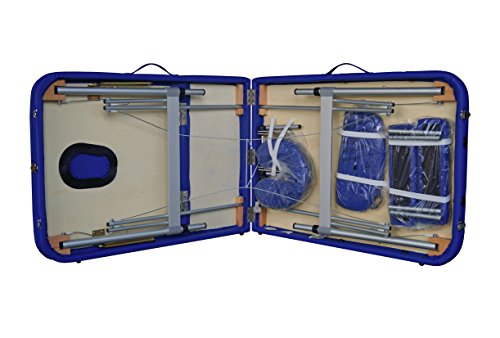EUROPA Camilla mesa de aluminio ligera portátil para masajes estética tattoo