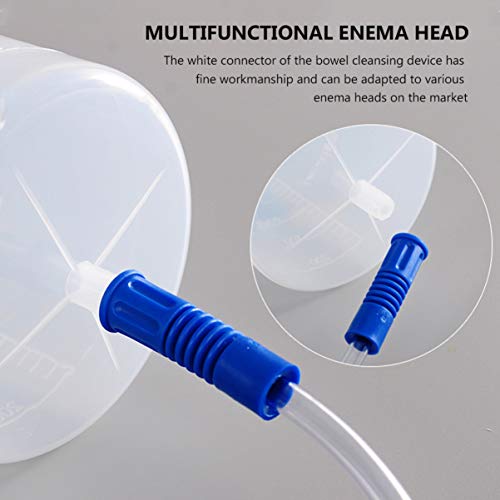 EXCEART Juego de Limpieza de Enema de 1200 Ml Enema Doméstico Barril Intestinal Defecación Dispositivo de Limpieza Intestinal Suministros de Limpieza de Enema para Mujeres Hombres Estilo