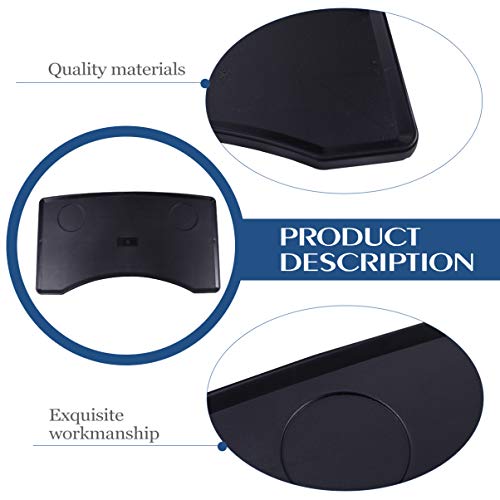 EXCEART Silla de Ruedas Bandeja Desmontable Silla de Ruedas Mesa Extraíble Silla de Ruedas Accesorios de Escritorio para Comer Lectura Y Descanso