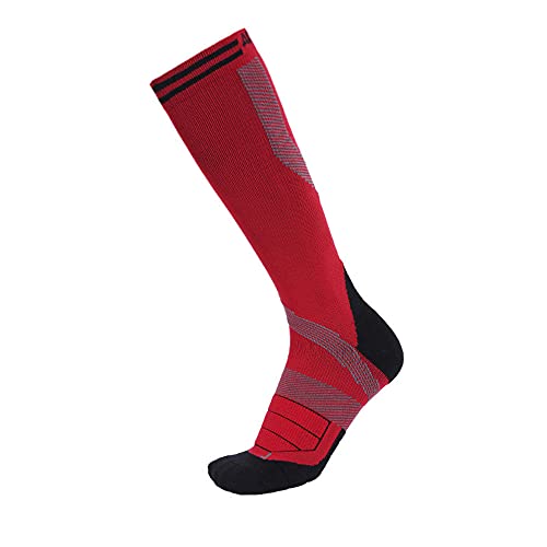 FAYHRH Hombres Senderismo Calcetines para 4pcs hombres y mujeres que ejecutan calcetines de compresión deportivos medias transpirables-4pcs__S