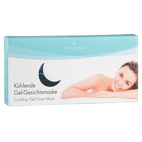 Feluna mascarilla de gel mascarilla de relajación mascarilla de bienestar para terapia de frío mascarilla de gel mascarilla refrescante para quemaduras solares y alergias y para la relajación