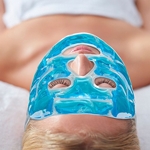 Feluna mascarilla de gel mascarilla de relajación mascarilla de bienestar para terapia de frío mascarilla de gel mascarilla refrescante para quemaduras solares y alergias y para la relajación