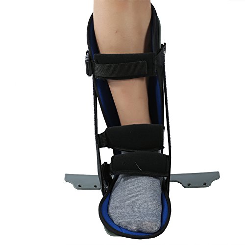 Férula para pies nocturnos, fascitis plantar Férula para piernas Soporte suave para la abrazadera de la pierna - Ortopédico Inmovilizador para dormir Estiramiento de la bota para espolón (L)