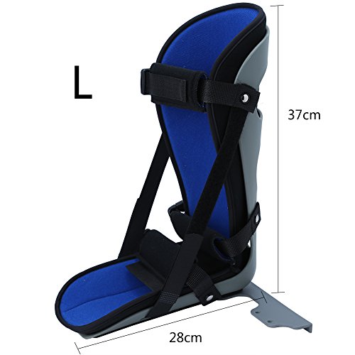 Férula para pies nocturnos, fascitis plantar Férula para piernas Soporte suave para la abrazadera de la pierna - Ortopédico Inmovilizador para dormir Estiramiento de la bota para espolón (L)