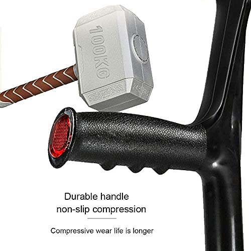 FFAN Bastón Plegable de Codo, Andador de Viaje Antideslizante Plegable de Aluminio, Tipo de Brazo, muletas, Fractura para Personas Mayores, rehabilitación posoperatoria para discapacitados, manijas