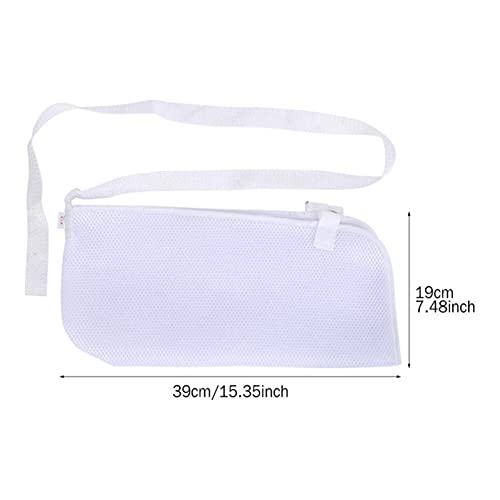 FFAN Soporte de Brazo Cinturón de Hombro Soporte de Cabestrillo Transpirable Codo Brace Muñequera Protector de Fractura de Codo Dislocación Cabestrillo de Brazo Roto (Color: Blanco) Good Life
