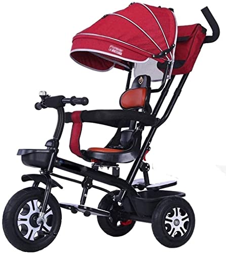 FGDSA Triciclo para Niños Triciclo Convertible Ajustable con Toldo Bolsa De Momia Carrito De Cochecito Adecuado para Carrito De Bebé De 1~6 Años (Color: G)