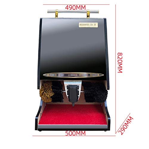 FHKBK Pulidora de Zapatos de inducción automática, máquina de cepillos de Zapatos eléctrica de Centro Comercial Multifuncional Vertical del vestíbulo del Hotel, 4 Colores Disponibles cep