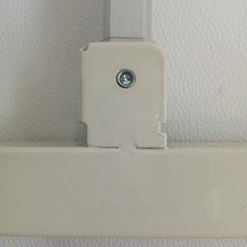 FHKBK Riel de Cama Plegable para Adultos, Protector Lateral de Seguridad para Ancianos, Barra de Parachoques con Agarre de Metal para Hospital, barandilla de Cama de 95 * 35 cm