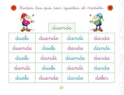 Fichas de atención 5 / Editorial GEU / Educación Infantil / Mejora la concentración del niño/a / Recomendado como apoyo y refuerzo / Actividades varias