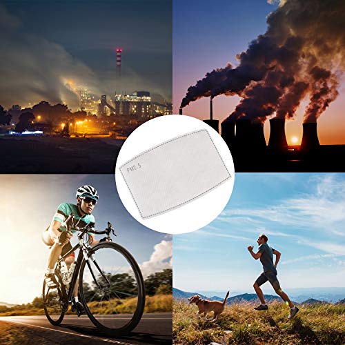 Filtros de Carbón Activado Reemplazables PM2.5 de 5 Capas para Adults (100 PCS)
