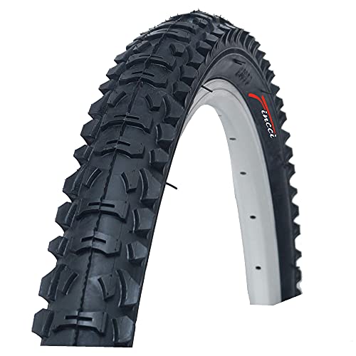 Fincci Set Par 26 x 1,95 Pulgadas 53-559 Plegable Cubiertas con Cámaras de Aire Schrader Válvula Interior para MTB Montaña Hibrida Bici Bicicleta (Paquete de 2)