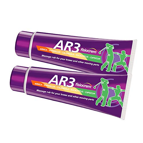 Fisiocrem AR3 - crema de masaje para rodillas y otras partes móviles - 100 ml (Pack 2 unidades)