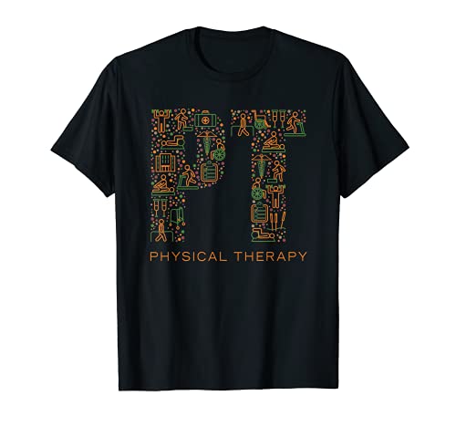 Fisioterapeuta Halloween PT Mes de la terapia física Camiseta