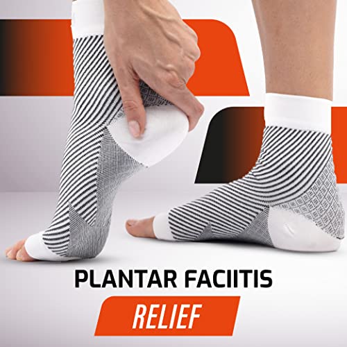FIT NATION Medias de compresión para la Fascitis Plantar (2 Pares por Lote)