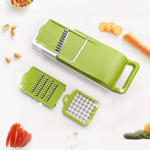 FLAMEER Protección multifunción para picar verduras, recipiente protector de manos duradero, picador de alimentos, cortador de verduras, cebolla, ajo, ensalada, zanahoria, patatas