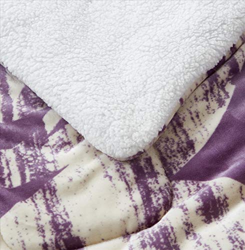 Foren Tex Manta para sofá y Cama con Borrego (M-3091) 600GMS Sin Pelusas No Suelta Pelo Tacto Suave y Cálida Dispone Varios Tamaños y Colores (Sins, 155x220cm)