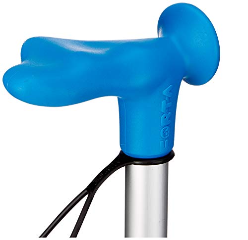 Forta QA-00379/28AZ - Muletilla bar extensible, anotómico derecho azul