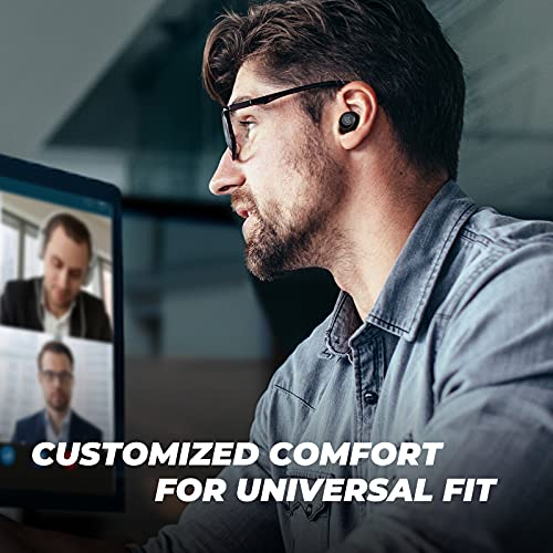 Forte Auriculares Bluetooth 5.0, Auriculares Deportivos inalámbricos de Nivel IPX8, 42 Horas de Reproducción，Conmutación Maestro-Esclavo y Toque multifunción