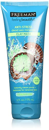Freeman feelingbeautiful™ - Mascarilla antiestrés con arcilla y minerales del Mar Muerto, 175 ml