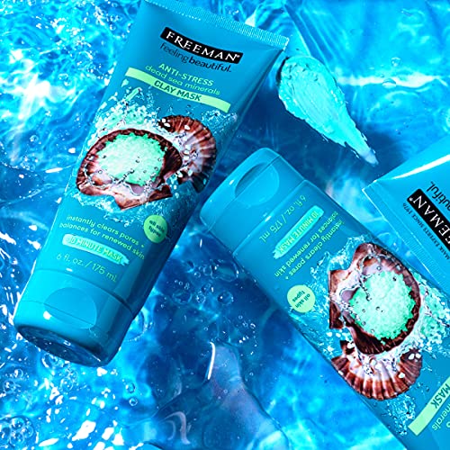 Freeman feelingbeautiful™ - Mascarilla antiestrés con arcilla y minerales del Mar Muerto, 175 ml
