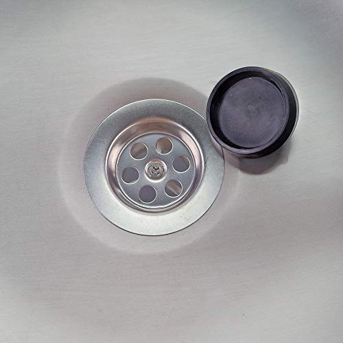 Fregadero lavamanos de acero inoxidable con mando de rodillas y dispensador de jabón Lavabo para lavado higiénico de manos 40x32x57cm