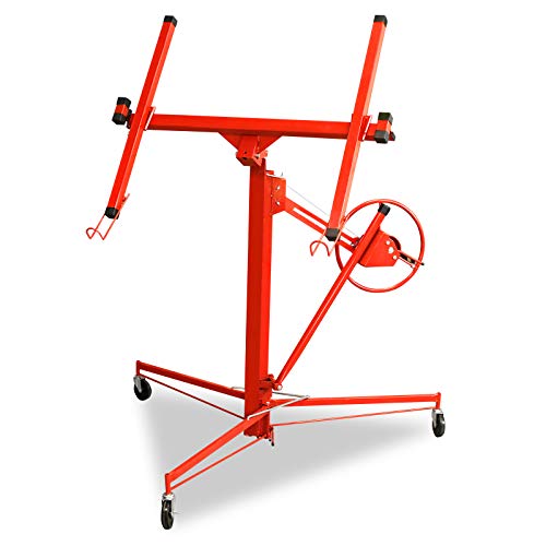 Froadp XXL Grúas para Placas de Yeso Elevador de Losas Ayuda de Montaje Ajustable en Altura 130-270cm Capacidad de Hasta 70KG