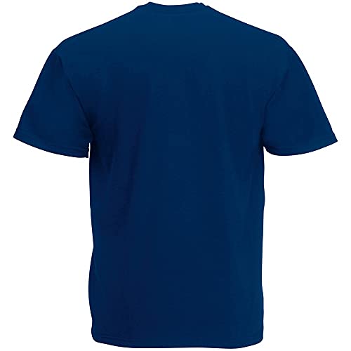 Fruit of the Loom - Camiseta Básica de Manga Corta de Calidad diseño Original Hombre Caballero (2XL) (Azul Celeste)