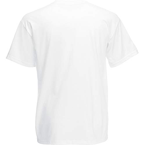 Fruit of the Loom - Camiseta Básica de Manga Corta para Hombre Fabricada con 100% Algodón Belcoro® (Extra Grande (XL)) (Gris)