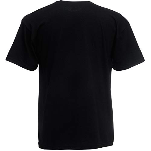 Fruit of the Loom - Camiseta Básica de Manga Corta para Hombre Fabricada con 100% Algodón Belcoro® (Extra Grande (XL)) (Gris)