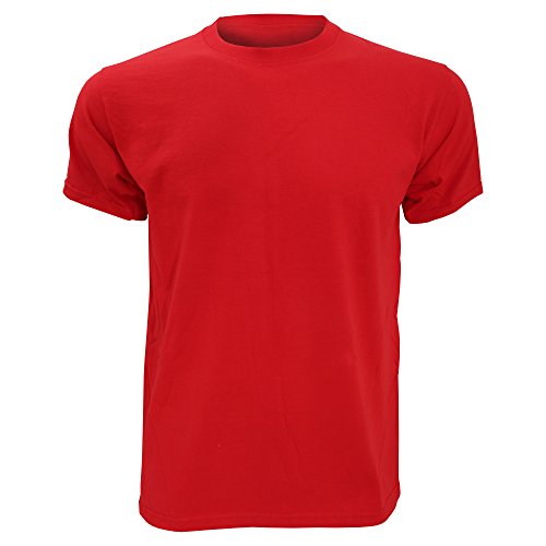 Fruit of the Loom - Camiseta Básica de Manga Corta para Hombre Fabricada con 100% Algodón Belcoro® (Extra Grande (XL)) (Gris)