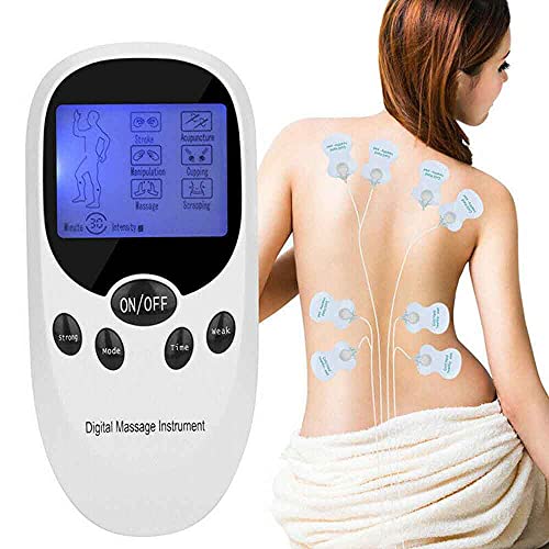 FTING Eletric Compex - Estimulador muscular para acupuntura de pulso digital de fisioterapia TENS Machine Massager, para artritis y rigidez muscular, dolor y dolores