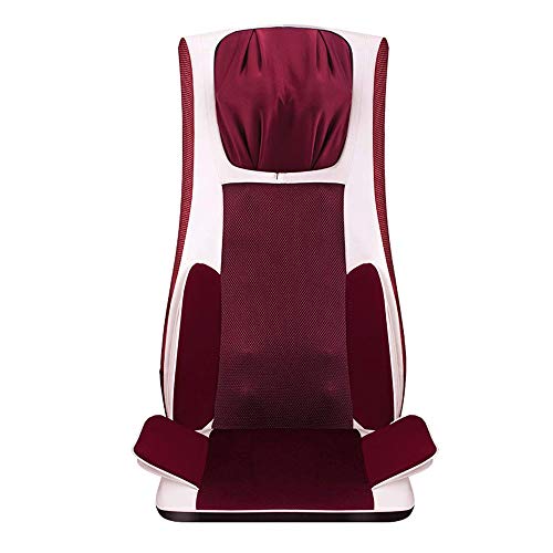FUJGYLGL Cojín Cuello y la Cintura Masaje de Espalda, Masaje Shiatsu Presidente del cojín del Amortiguador de Asiento eléctrico Calmante Calor, Profundo Amasar, balanceo, vibración, Aire