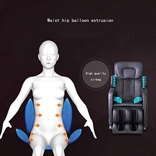 FUJGYLGL Cojín Multifuncional de Cuerpo Completo Masaje, 3 Tipos de tecnología de Masaje con Airbag Squeeze, el Calor hacia Can y Massager del Cuello