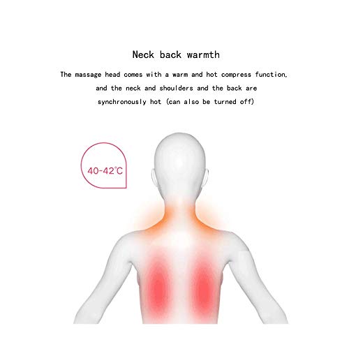 FUJGYLGL Cojín Multifuncional de Cuerpo Completo Masaje, 3 Tipos de tecnología de Masaje con Airbag Squeeze, el Calor hacia Can y Massager del Cuello