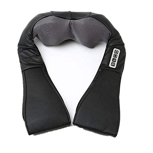 FUJGYLGL Shiatsu Massager del Hombro del Cuello, Hombro de la Cintura hacia atrás, hogar del Coche de Doble Uso, Amasado masajeador Masaje Puede Calor eléctrico