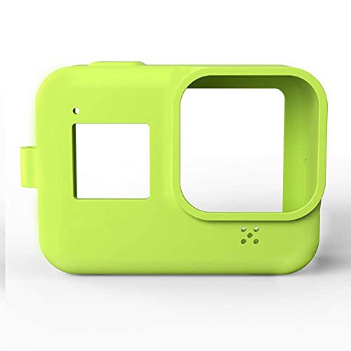 Funda de silicona para GoPro Hero 8 Funda protectora de silicona Funda de carcasa para GoPro Hero 8 Negro Acción Accesorios de cámara, Verde