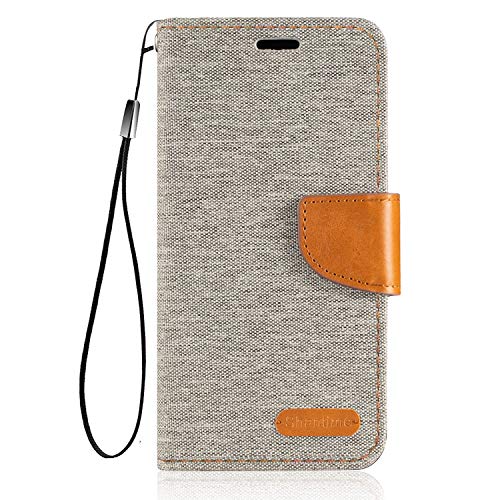 Funda para Huawei Ascend P6, piel Oxford con tapa trasera de TPU suave con imán para Huawei Ascend P6