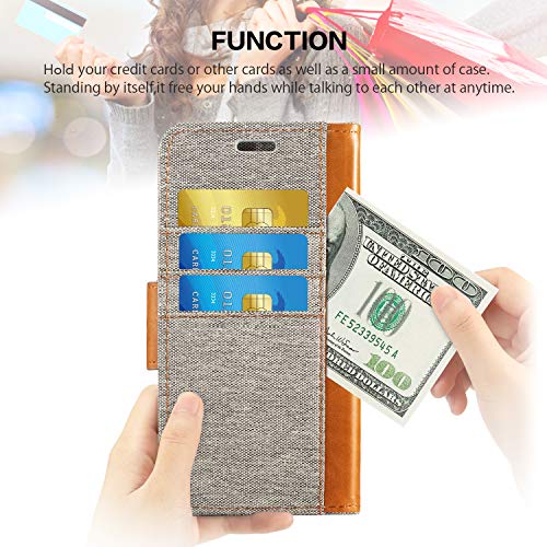 Funda para Huawei Ascend P6, piel Oxford con tapa trasera de TPU suave con imán para Huawei Ascend P6