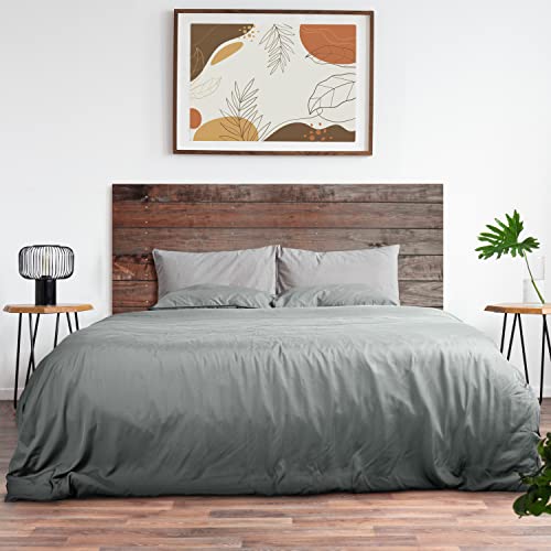 Fundas de Almohada de Bambú | Tacto Suave y Fino | 2 x Funda Almohada | Fundas Almohada Antiácaros | Tejido Transpirable | Pillow Case | Gris - 40x80 | Fundas de Cojín | Bambaw