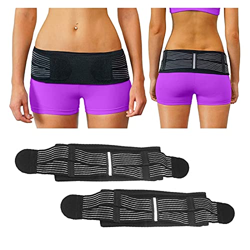 FYRGHZ 2X Cinturón de Cadera para articulación sacroilíaca Antideslizante Soporte pélvico Brace Pelvis Lumbar Corrector Cinturón de Soporte Harmonious Home