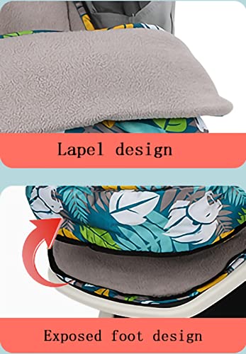 FYZS Bolso de Dormir del Cochecito, Tour al Aire Libre de Invierno Tour al Aire Libre Impermeable Bebe Banderos, Botton Open for fácil en & out Unisex Sombrero de Dormir Saco for Baby Girl Boy