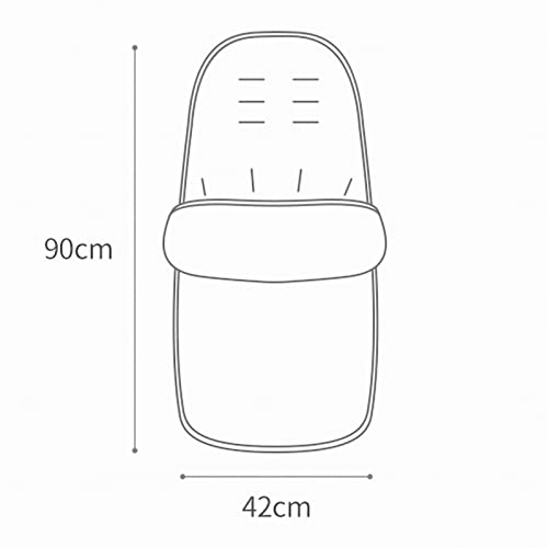 FYZS Bolso de Dormir del Cochecito, Tour al Aire Libre de Invierno Tour al Aire Libre Impermeable Bebe Banderos, Botton Open for fácil en & out Unisex Sombrero de Dormir Saco for Baby Girl Boy